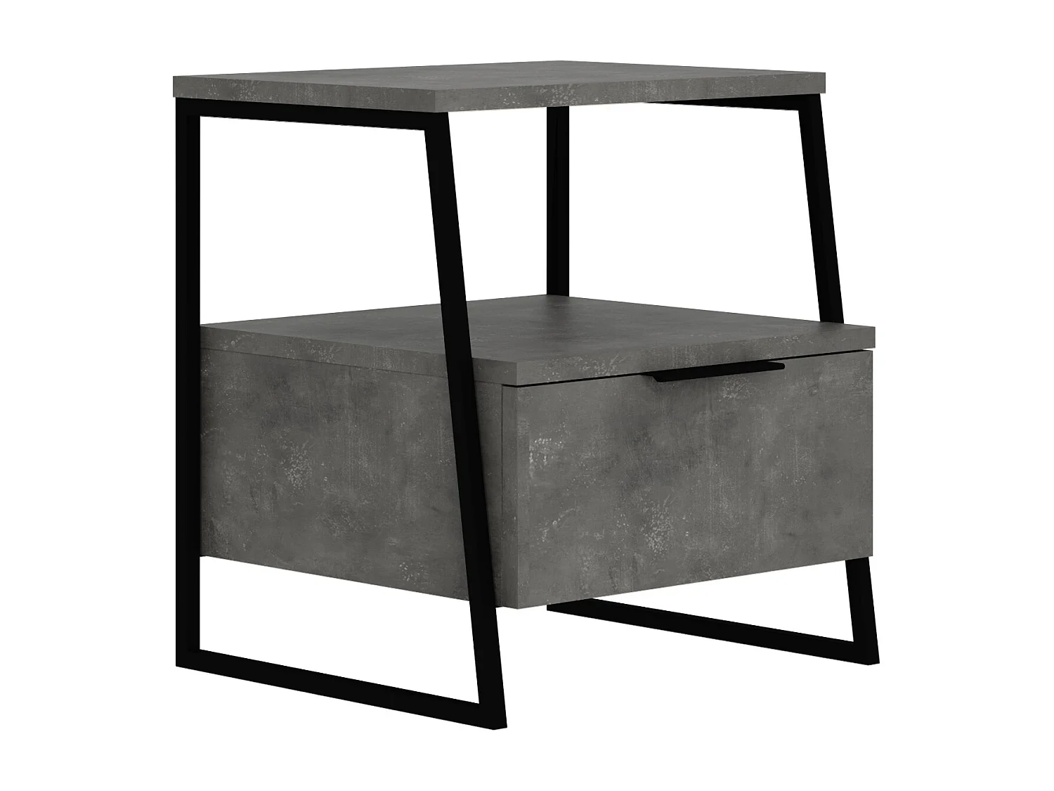 Tavolino PAL bianco, 45x50x40