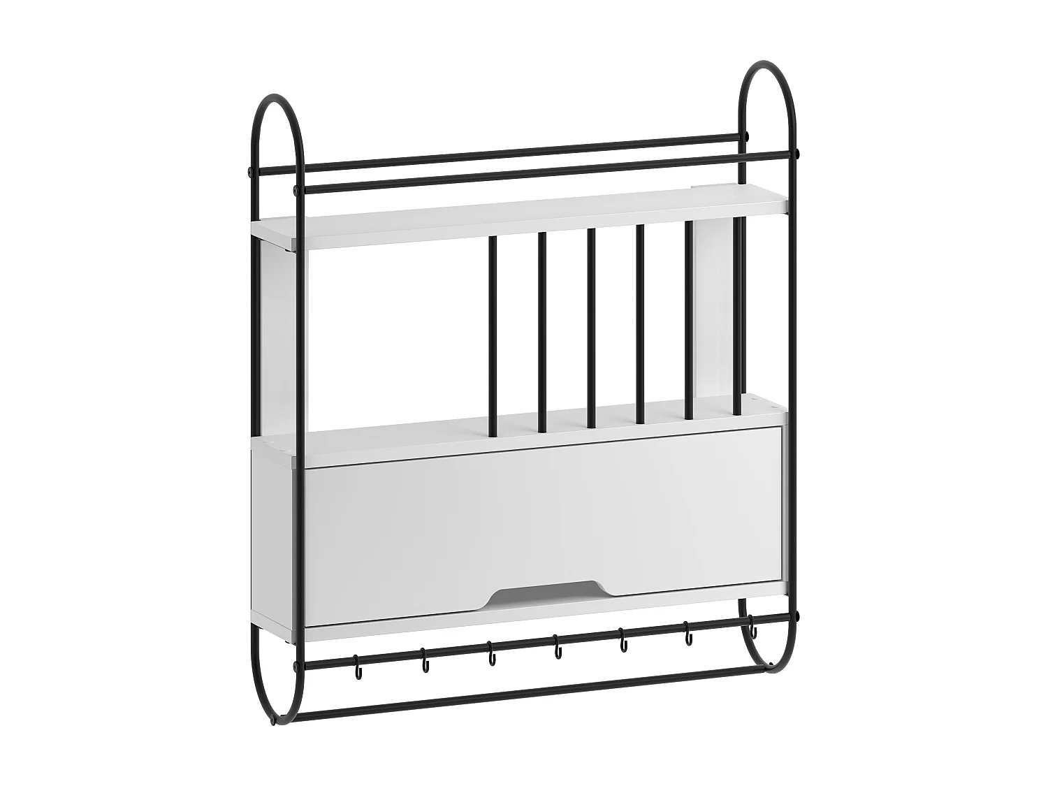 Küchenwandregal Holi - Weiß