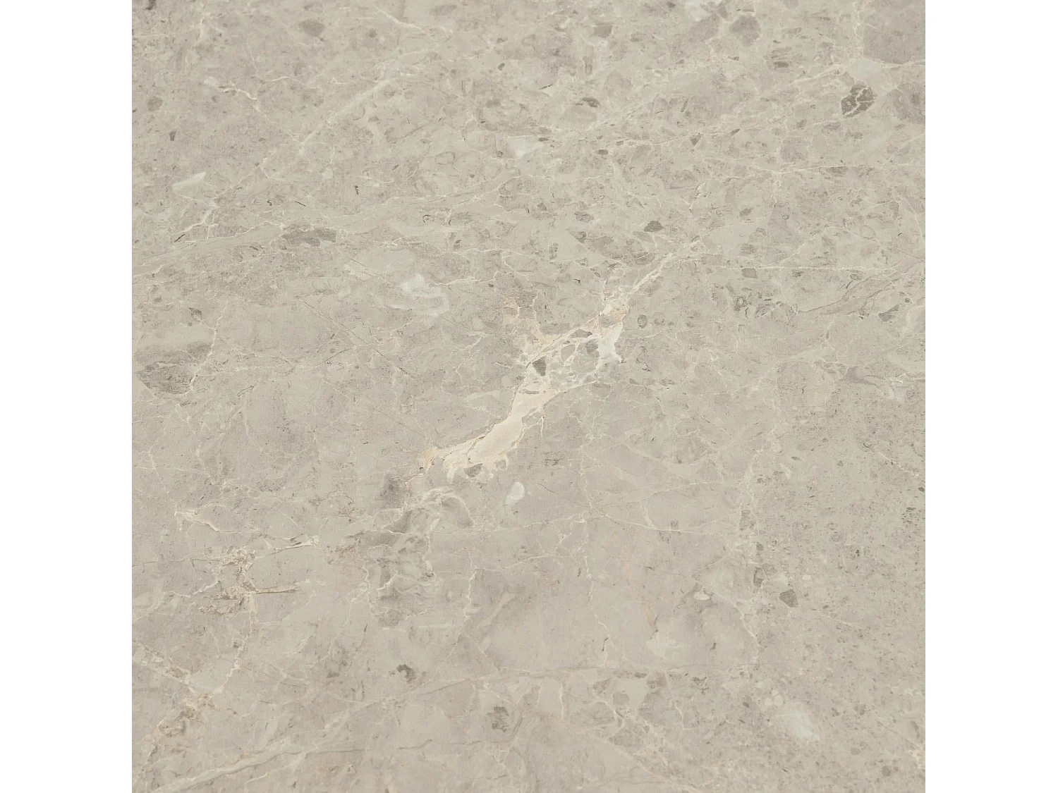 Runder Couchtisch Milo - MDF & Marmor - Grau