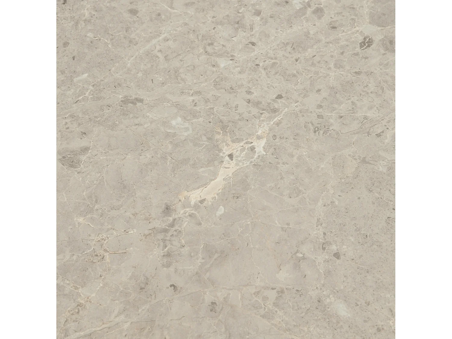 Table basse Milo - Ronde - MDF et marbre - Gris