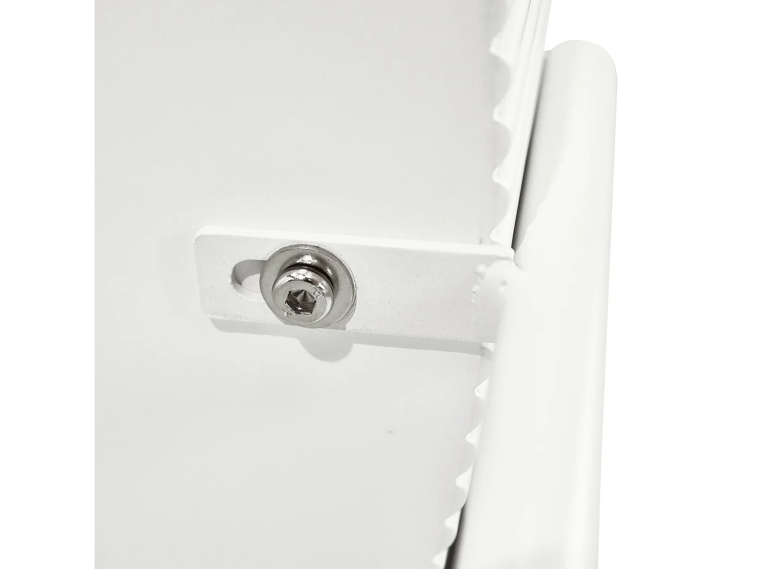 Tavolino rotondo Milo - MDF e marmo - Bianco