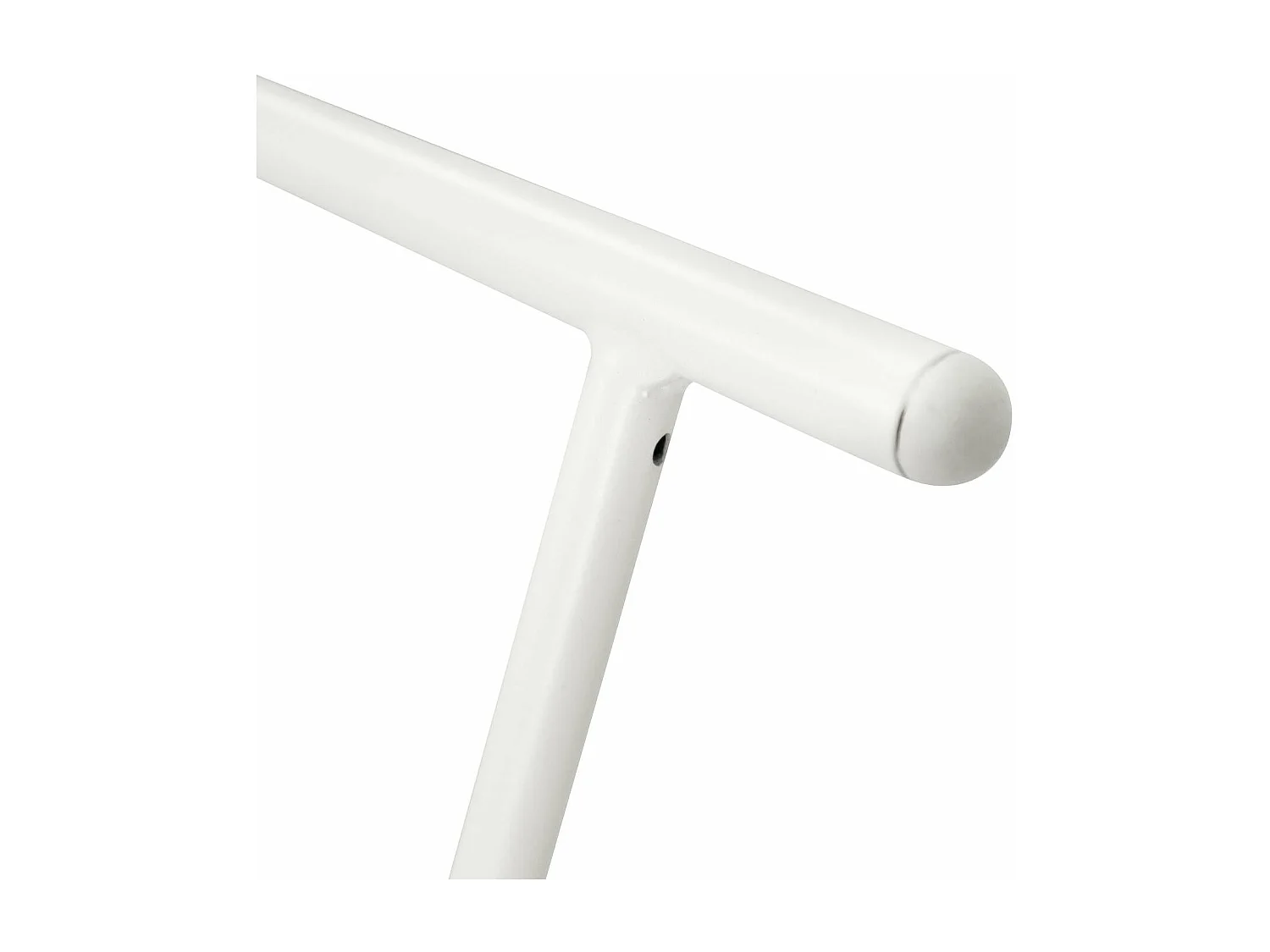 Tavolino rotondo Milo - MDF e marmo - Bianco