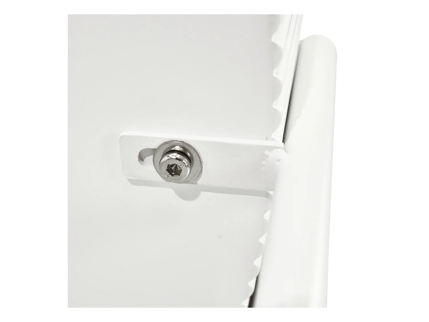 Runder Couchtisch Milo - MDF & Marmor - Weiß