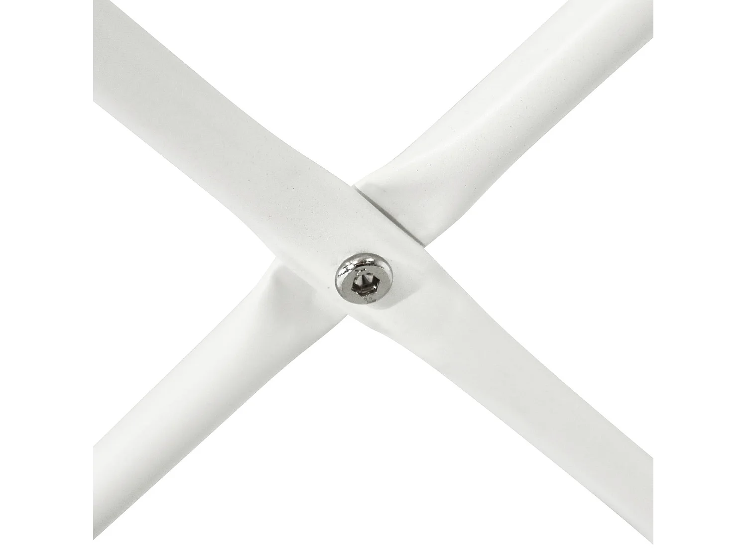 Table basse Milo - Ronde - MDF et marbre - Blanc