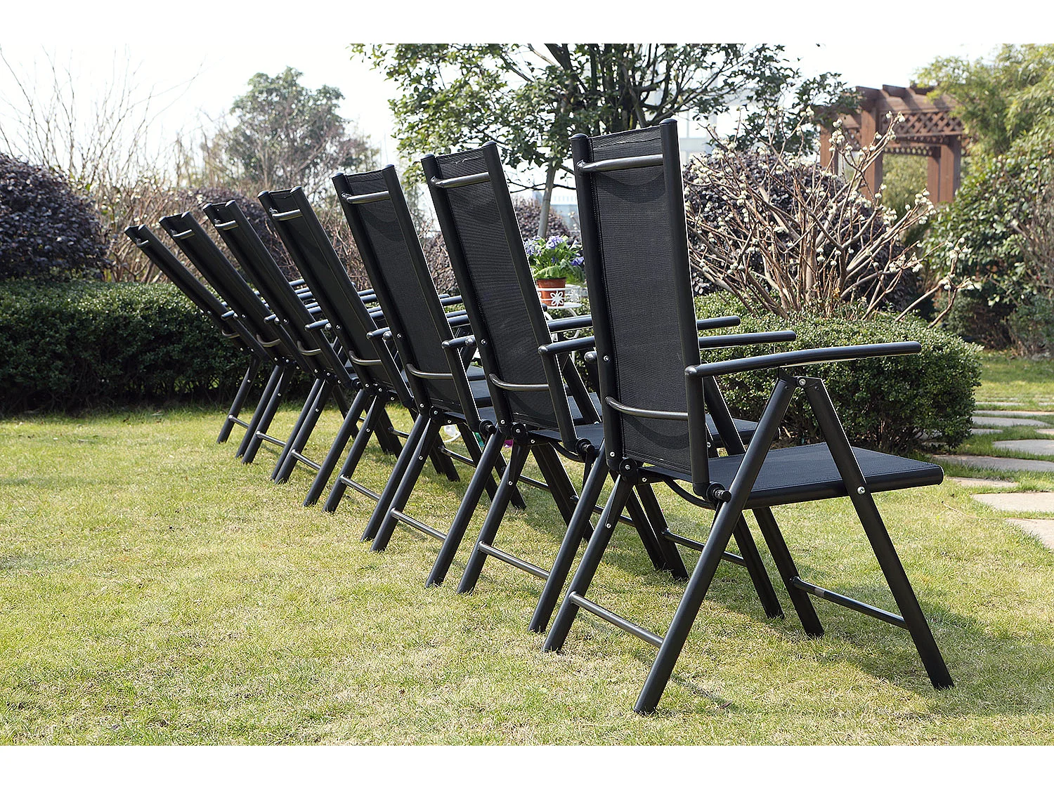 Lot de 2 fauteuils de jardin BRESCIA