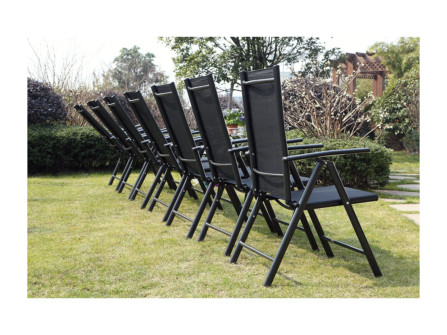 Lot de 2 fauteuils de jardin BRESCIA