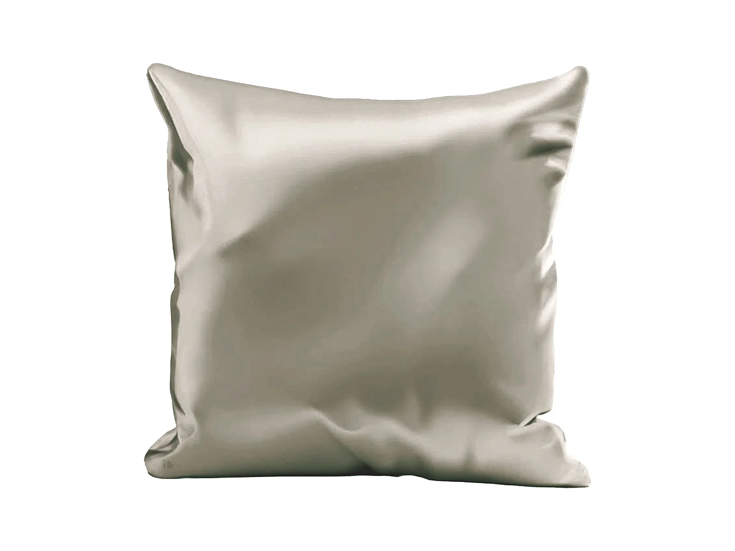 Taie d'oreiller microfibre réversible satin 60x60 cm HOSANA doré