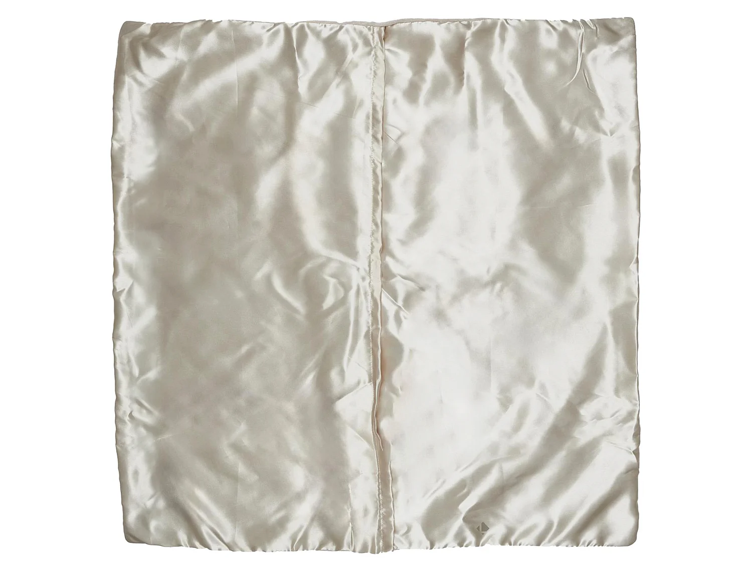 Taie d'oreiller microfibre réversible satin 60x60 cm HOSANA doré