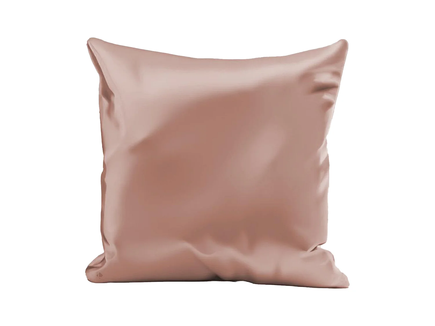 Taie d'oreiller microfibre réversible satin 60x60 cm HOSANA rose