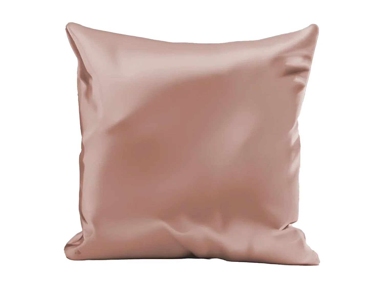 Taie d'oreiller microfibre réversible satin 60x60 cm HOSANA rose