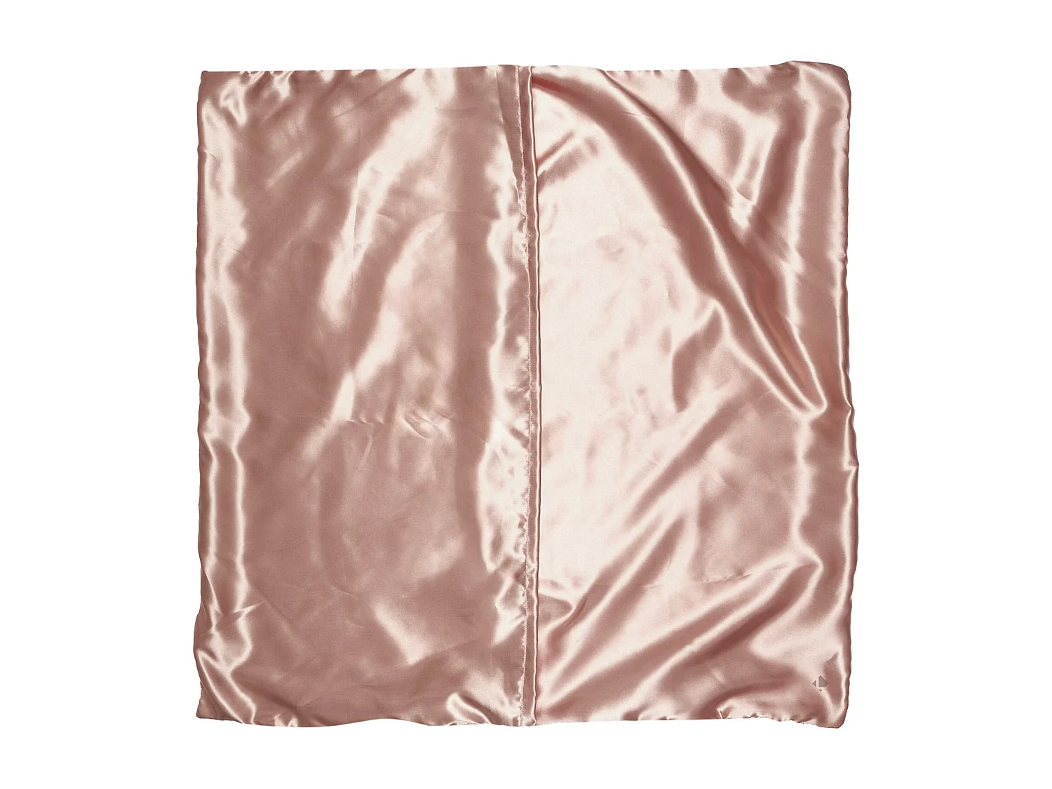 Taie d'oreiller microfibre réversible satin 60x60 cm HOSANA rose