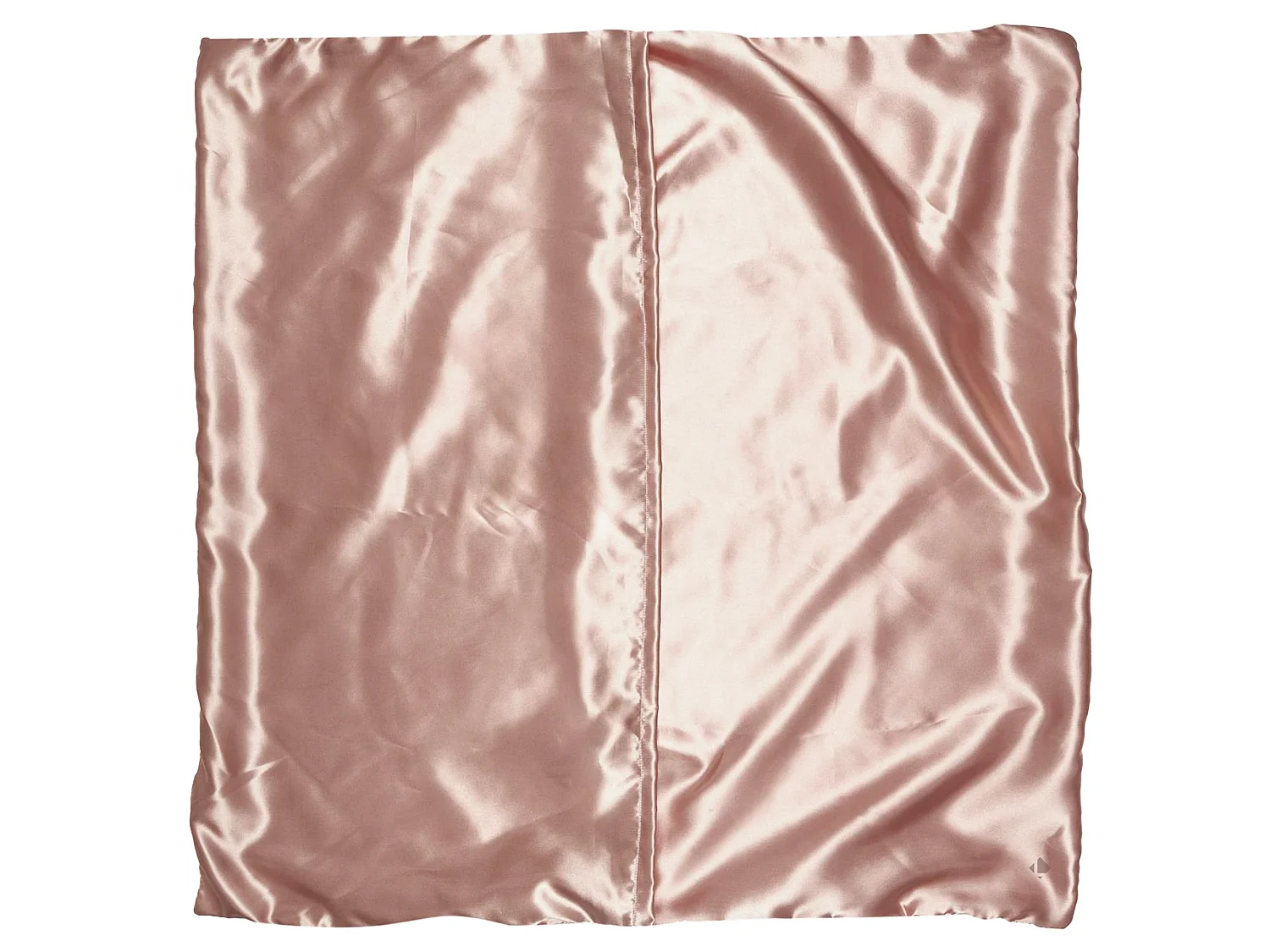 Taie d'oreiller microfibre réversible satin 60x60 cm HOSANA rose