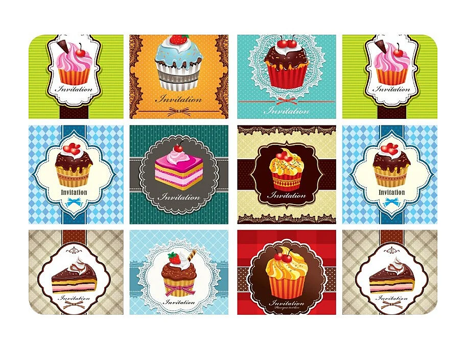 Chariot pliant à roulettes, table pliante roulante, desserte - Structure métallique blanche, 2 niveaux en stratifié motif Vintage2  - 72*66*43 cm - BAUHAUS