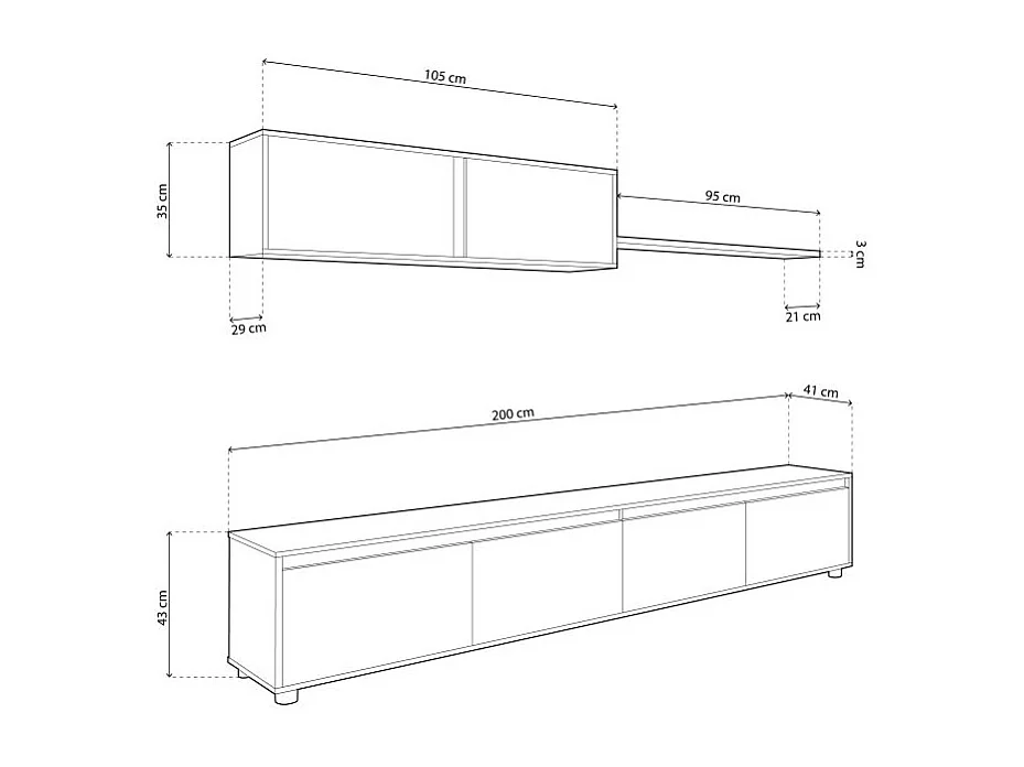 Salón Arlet Blanco Artik (Blanco Mate) - Óxido