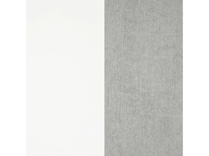 Pack salón con mesa de centro Arlet Plus Blanco Artik (Blanco Mate) - Gris Cemento