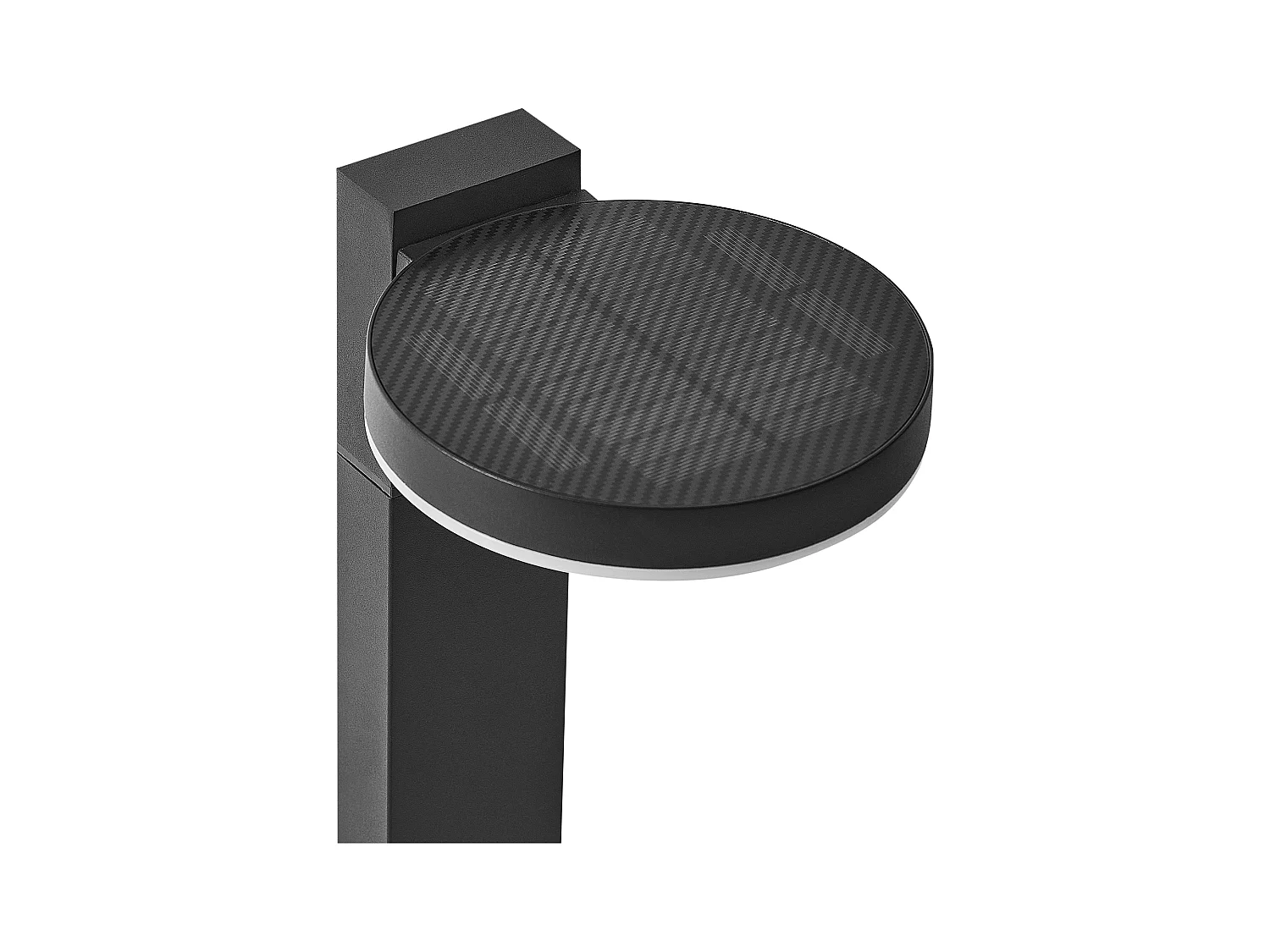 Borne solaire extérieure LED PARKERS Avec détecteur de mouvement Noir