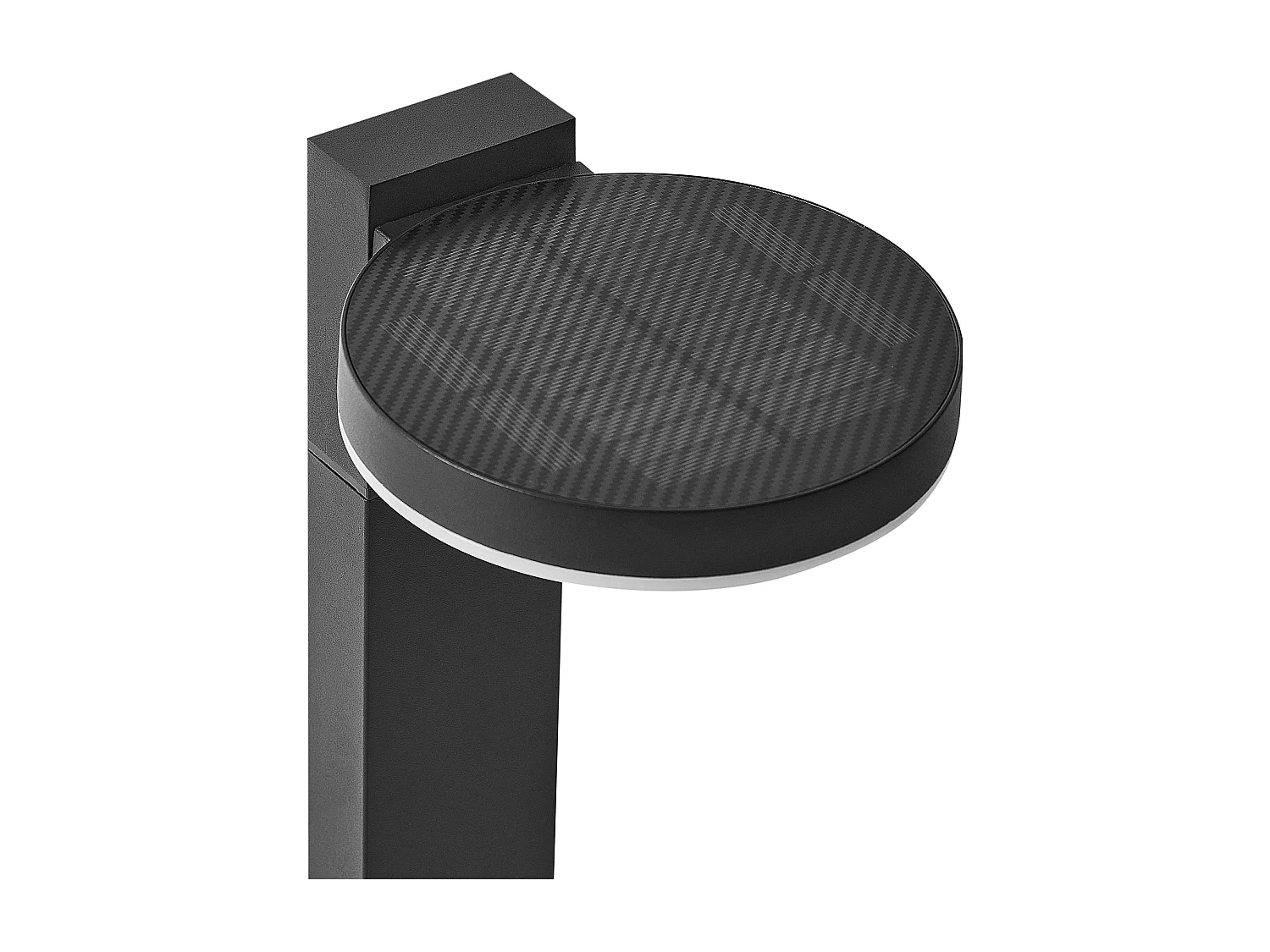 Borne solaire extérieure LED PARKERS Avec détecteur de mouvement Noir