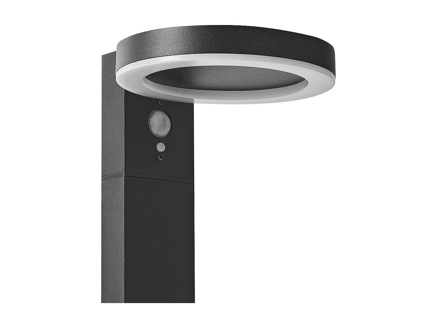 Borne solaire extérieure LED PARKERS Avec détecteur de mouvement Noir