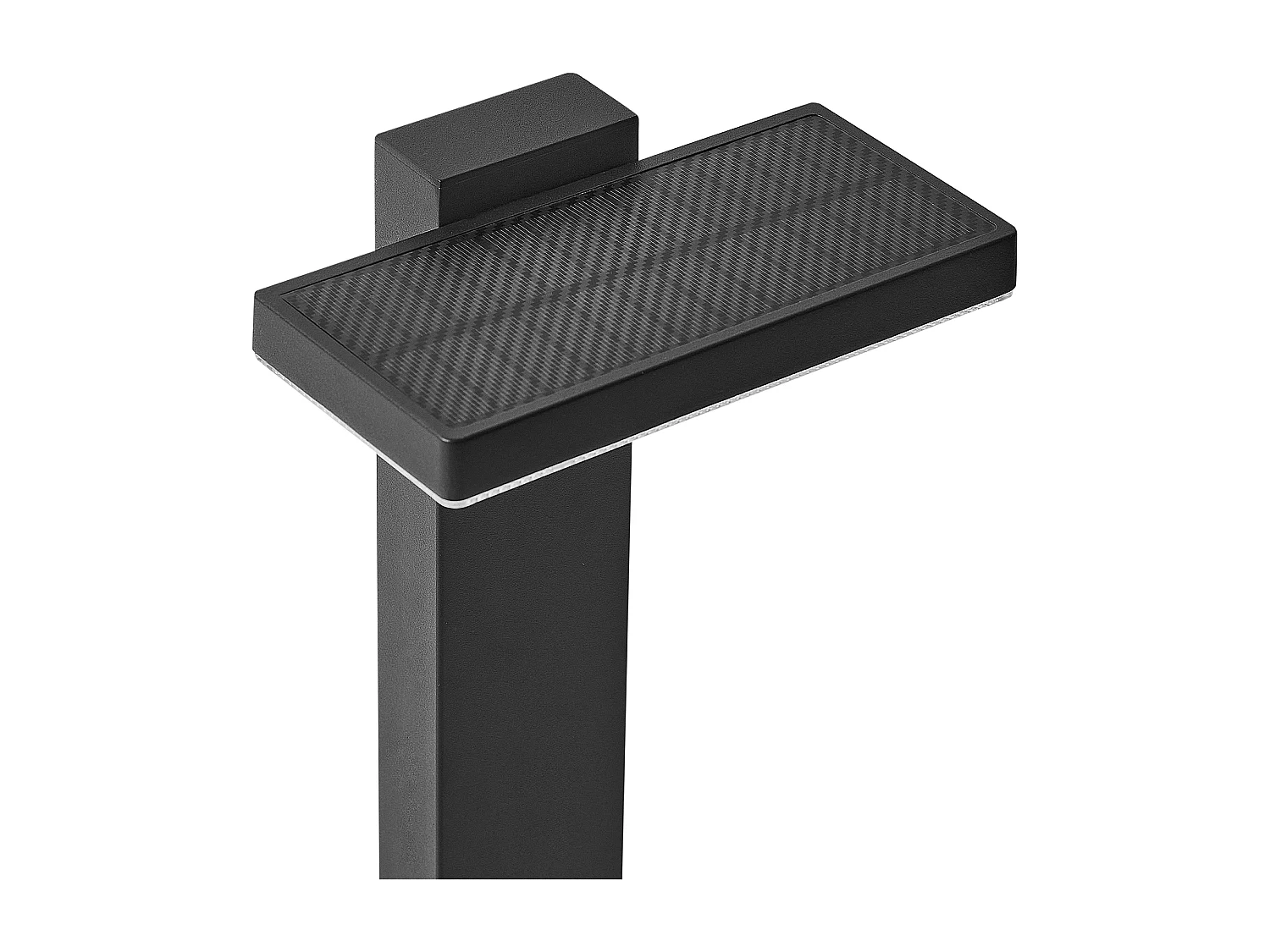 Candeeiro LED solar de jardim bollard POPLAR Com sensor de movimento Preto