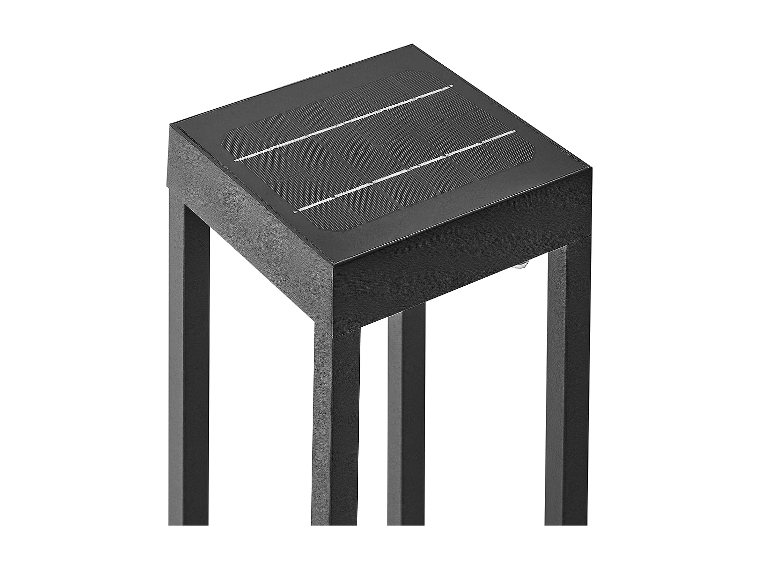 Lampione solare da giardino a LED SELWAY Nero