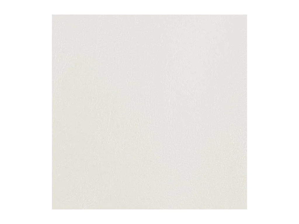 Kuipstoel kunstleer wit