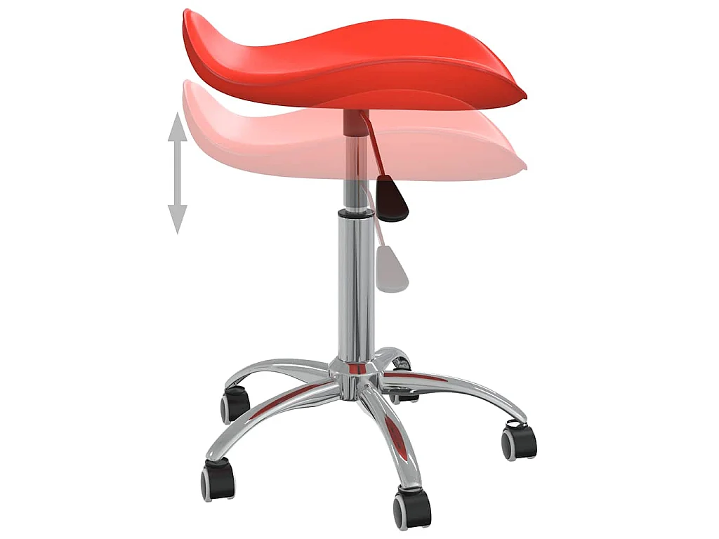Chaise de bureau Rouge Similicuir