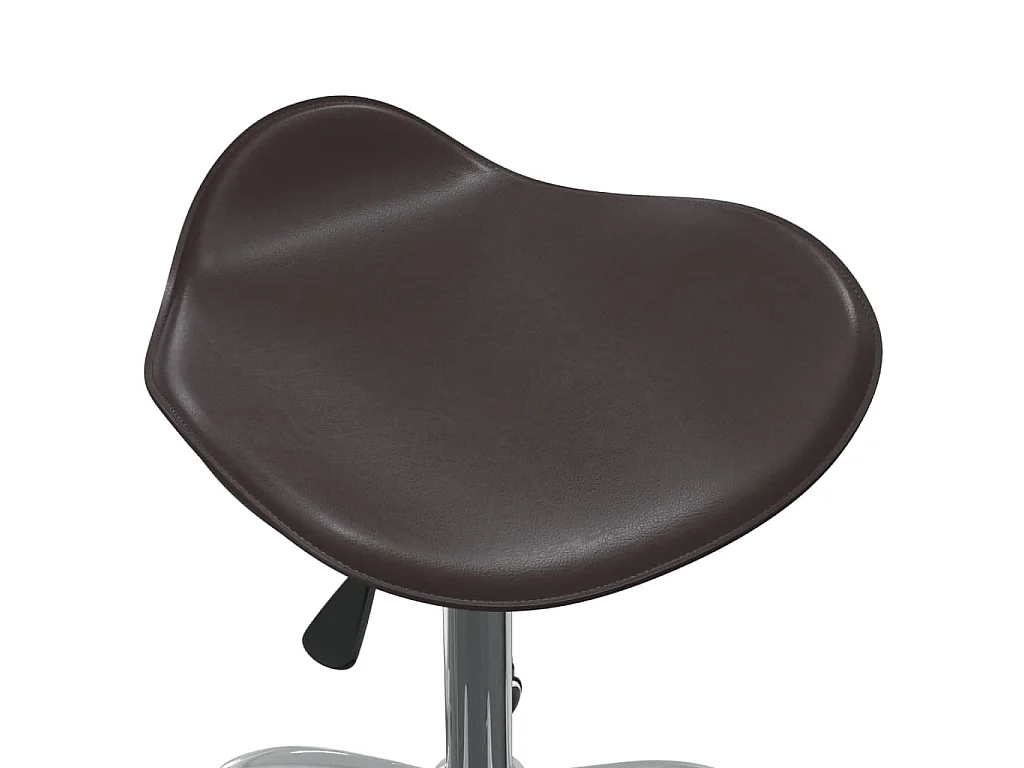 Chaise de bureau Marron Similicuir