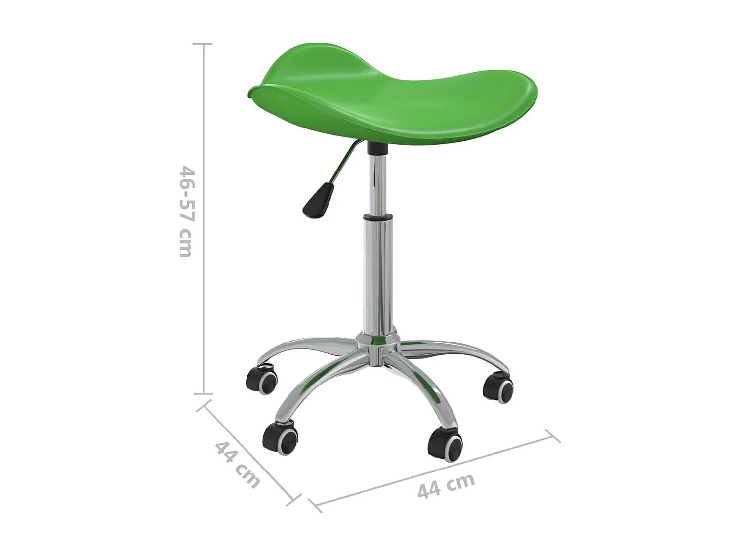 Sedia da Ufficio Verde in Similpelle