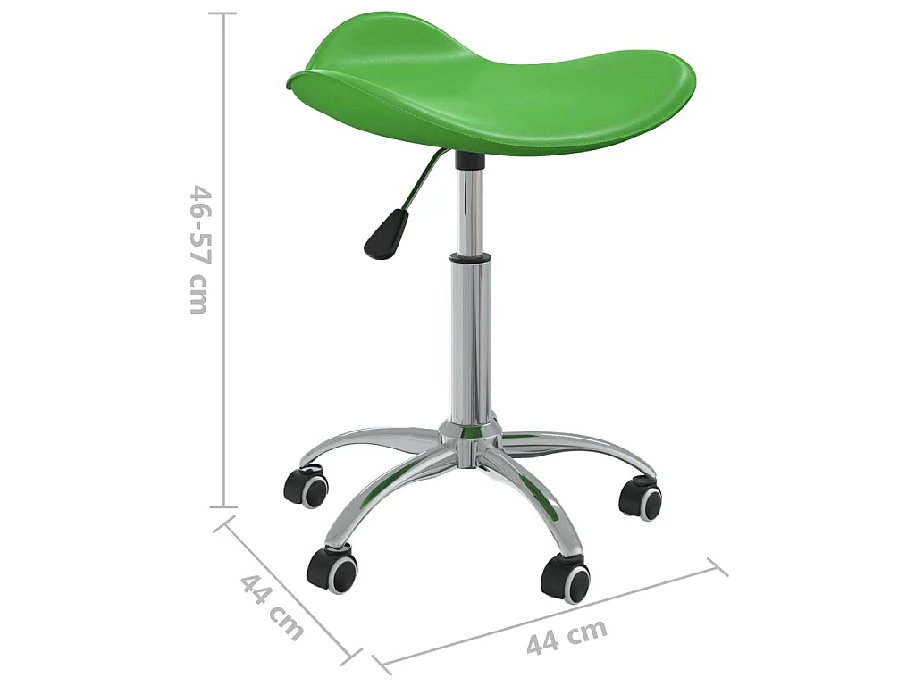 Chaise de bureau Vert Similicuir