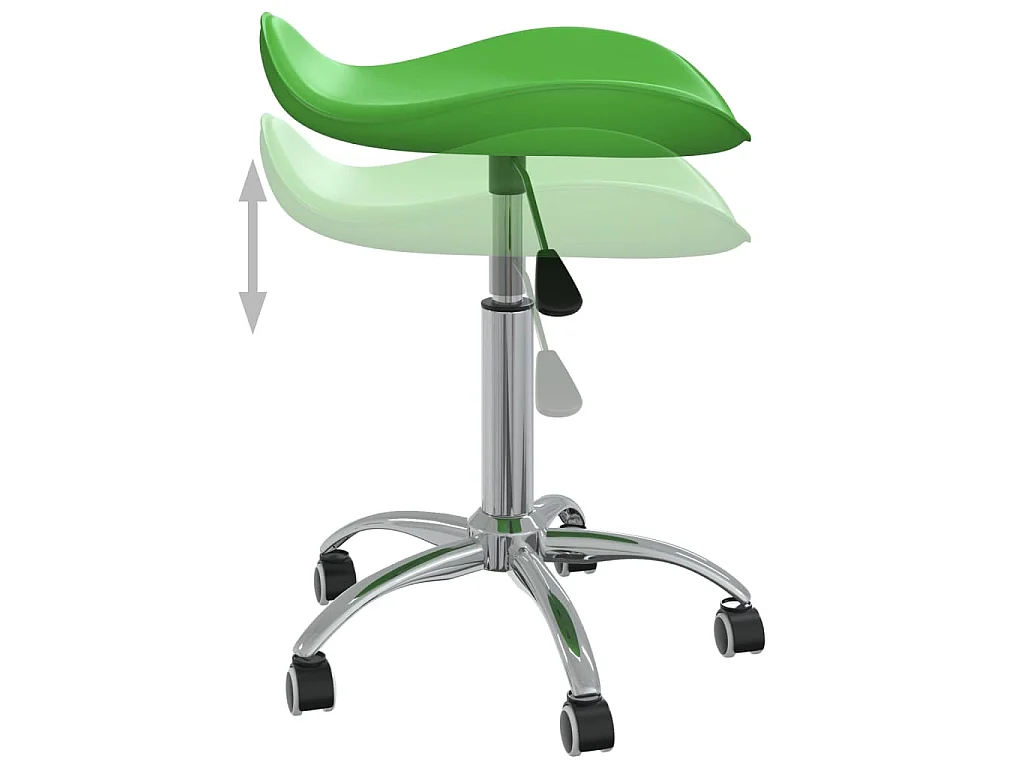 Chaise de bureau Vert Similicuir