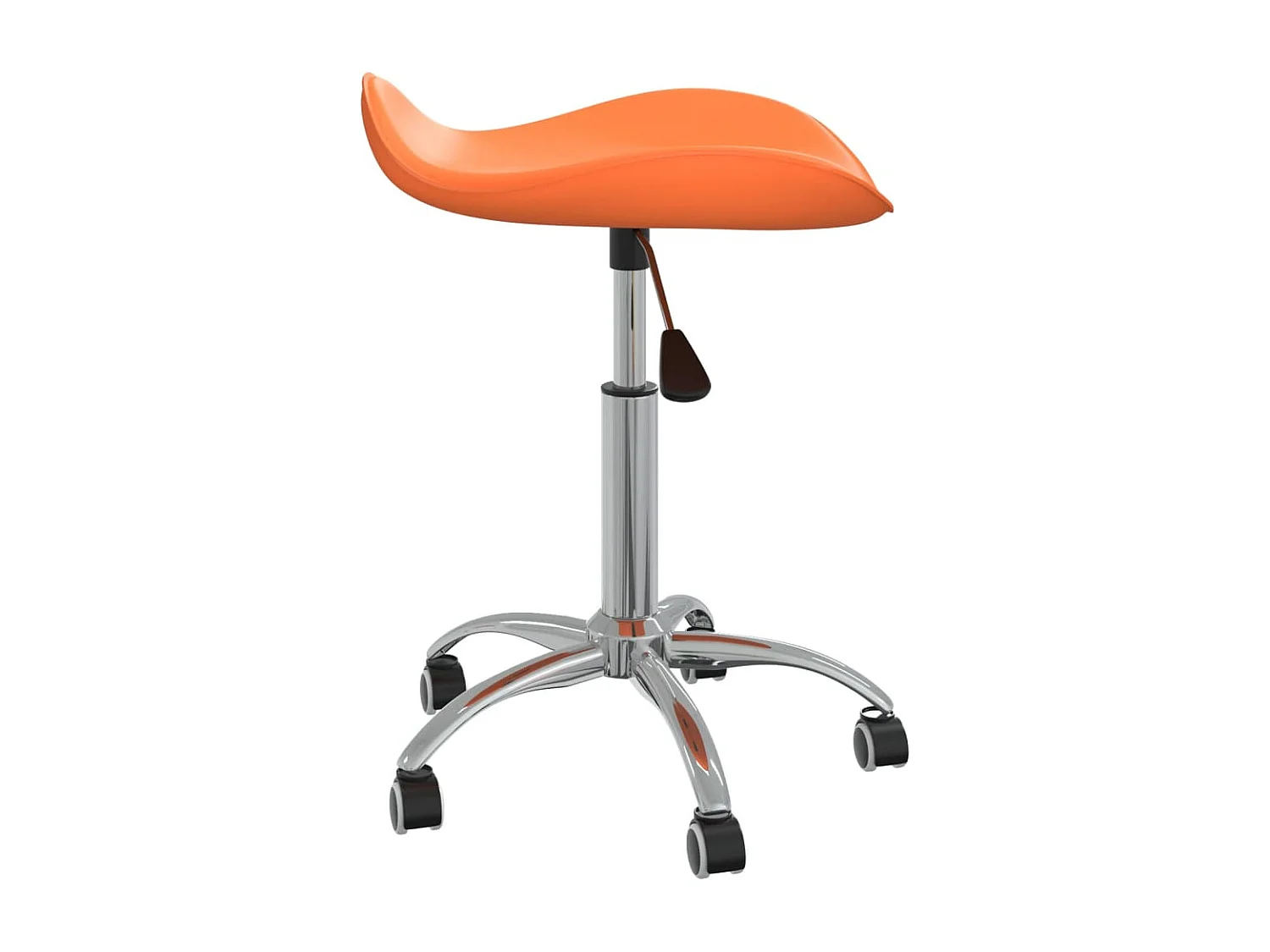 Chaise de bureau Orange Similicuir