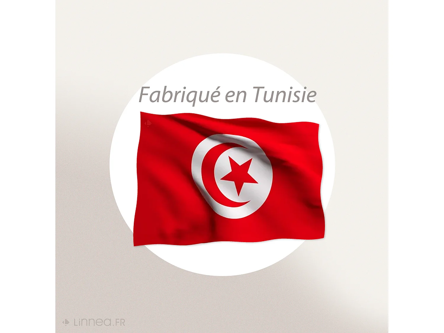 Couvre lit collection EMI pur coton 500 g/m² 180x240 cm marron praline