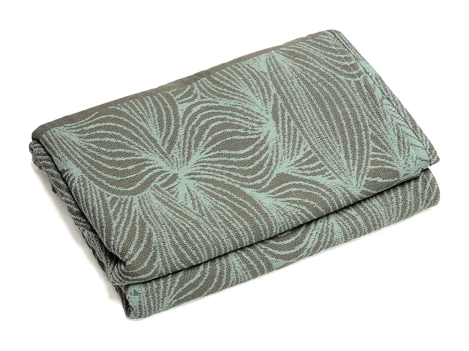 Couvre lit collection EMI pur coton 500 g/m² 180x240 cm vert menthe