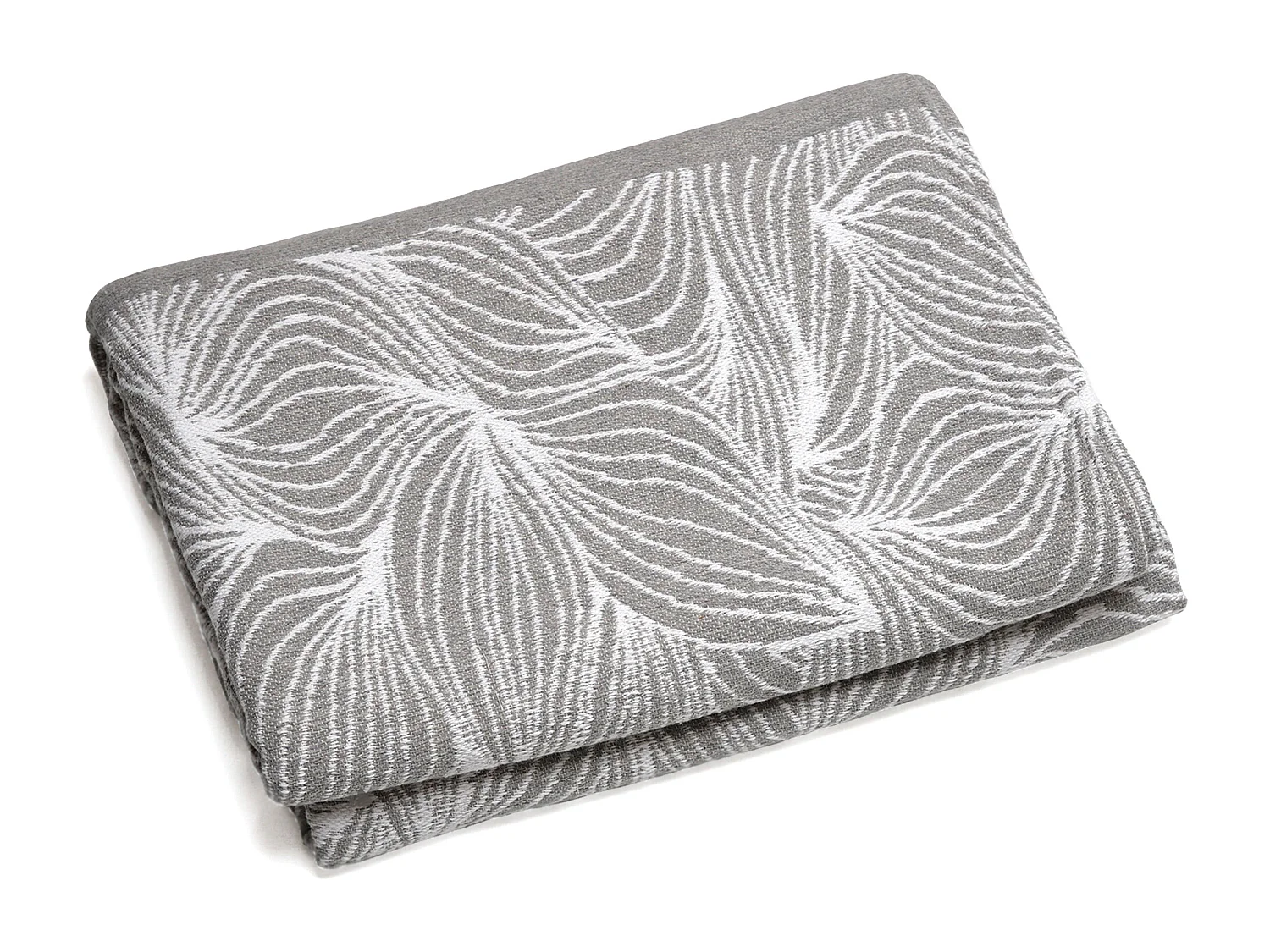 Couvre lit collection EMI pur coton 500 g/m² 260x240 cm gris sésame