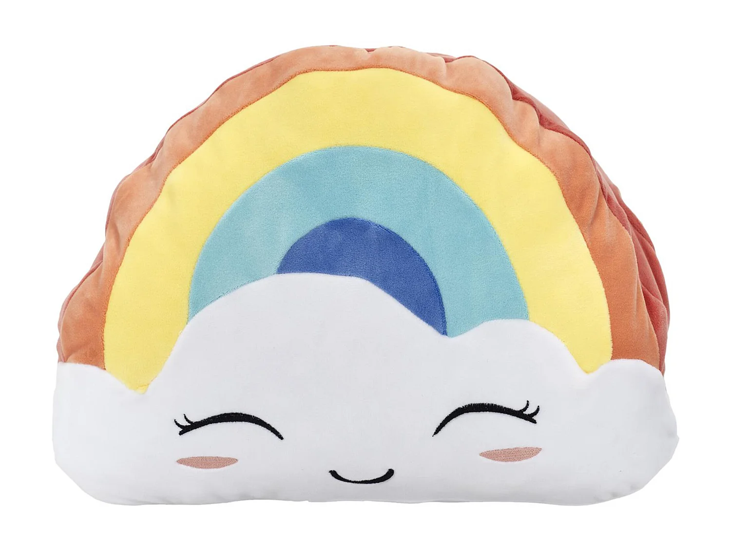 Peluche manchon en polyester forme arc en ciel ARC EN CIEL multicolore