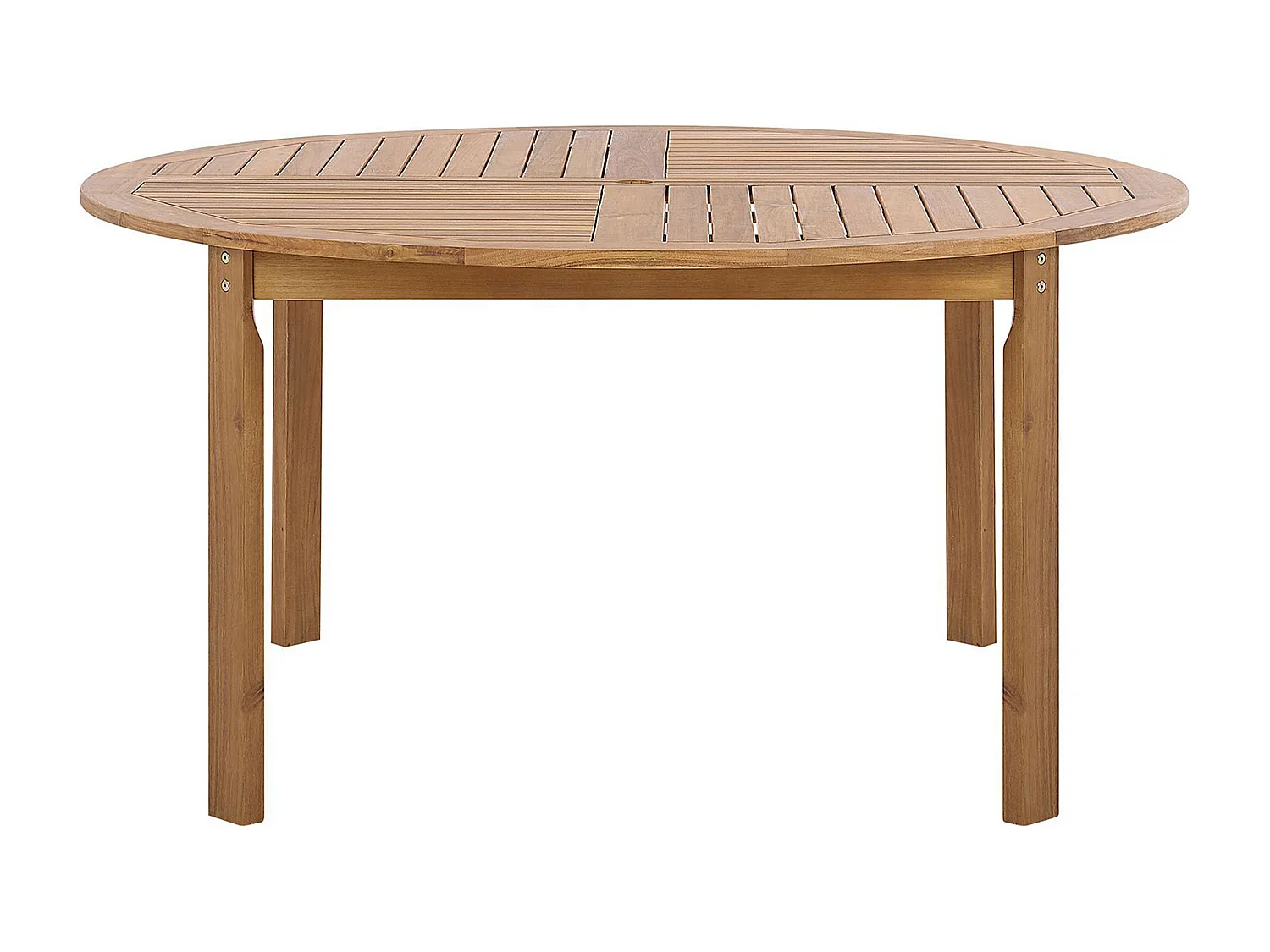 Set da pranzo da giardino 6 posti TOLVE con Ombrellone (12 opzioni) Legno d'acacia Marrone