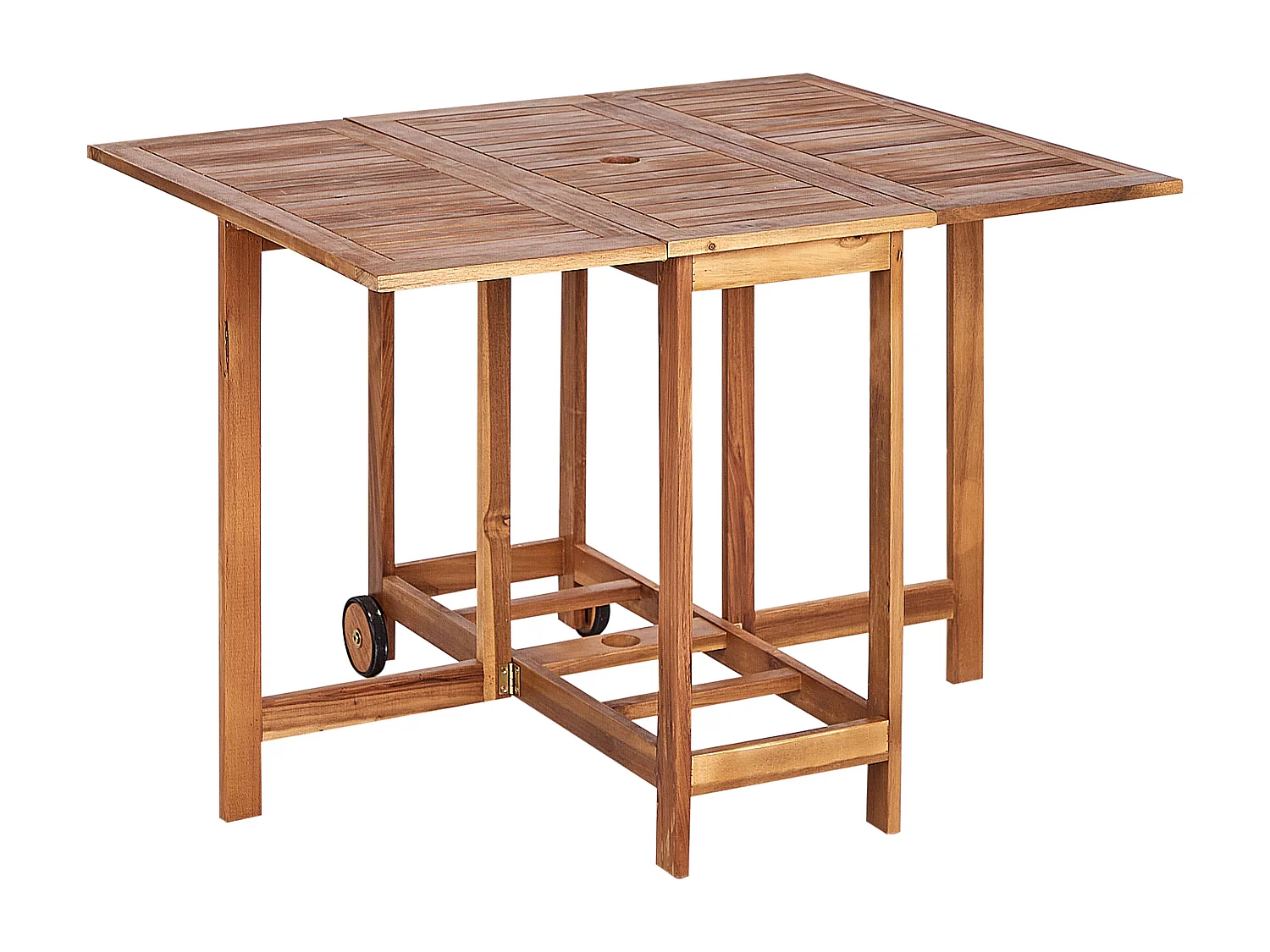 Salle à manger de jardin 4 places FRASSINE Acacia Marron