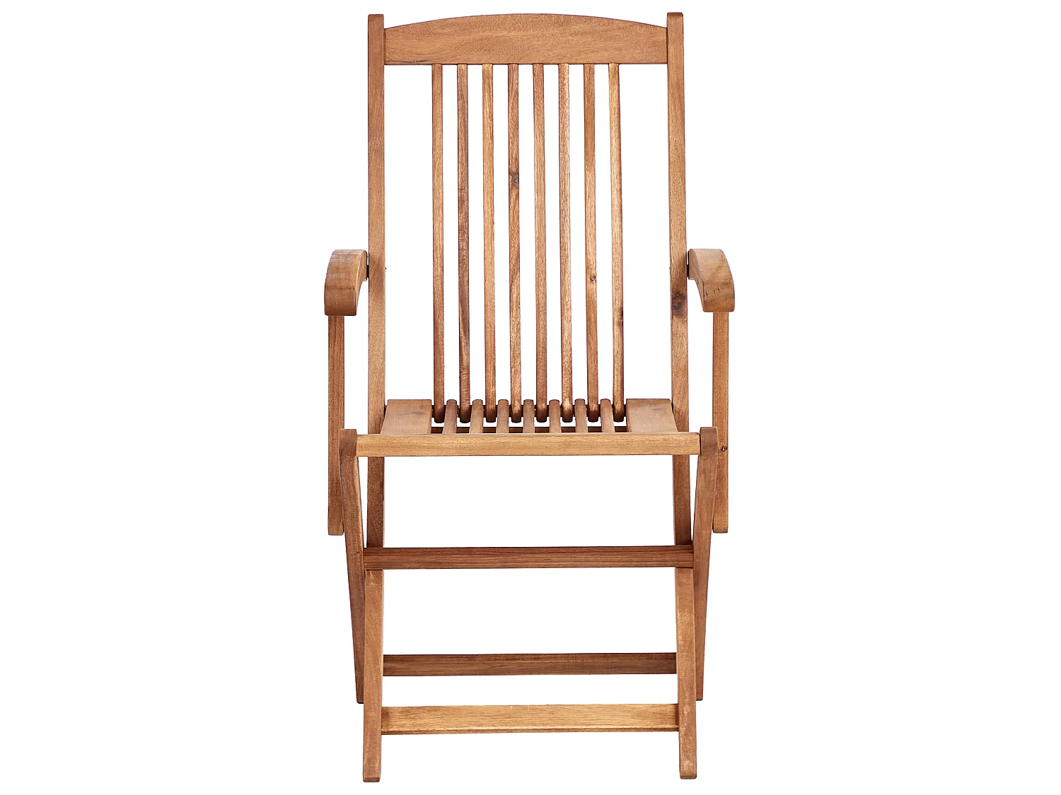 Gartenmöbel Set 6-Sitzer MAUI II mit Schirm (12 Optionen) Akazienholz Hellbraun