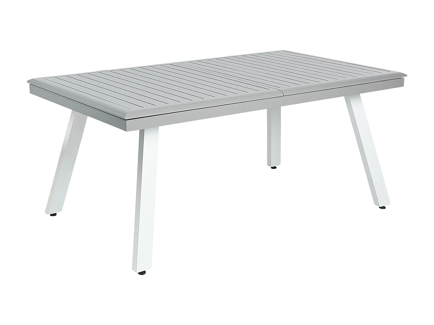 Set da pranzo da giardino 8 posti PERETA Metallo Grigio