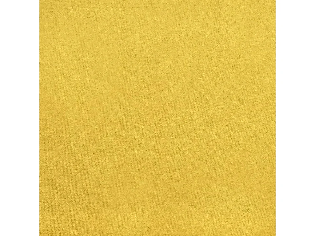 Sillón con taburete terciopelo amarillo