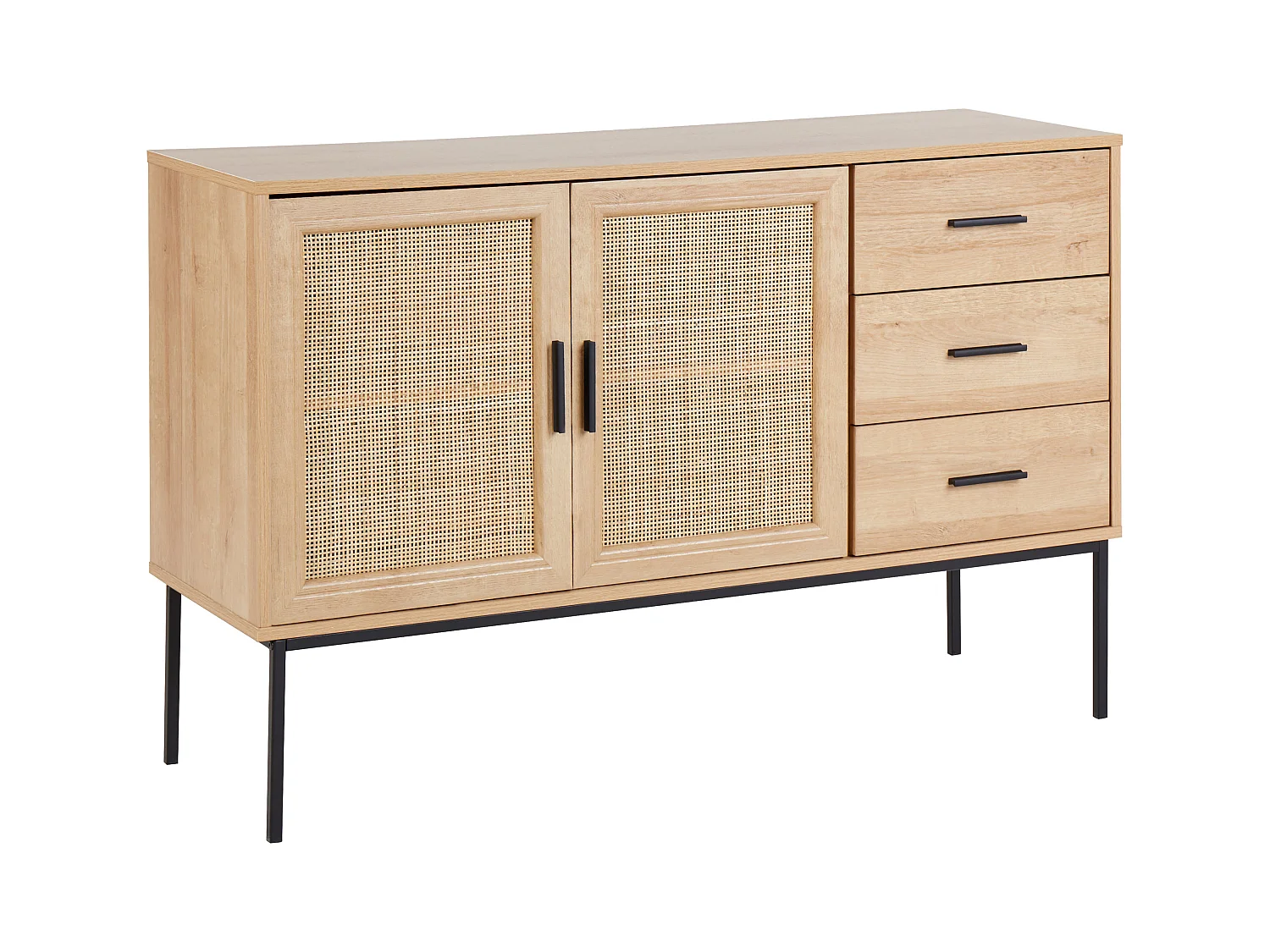 Commode 2 portes PASCO Marron clair