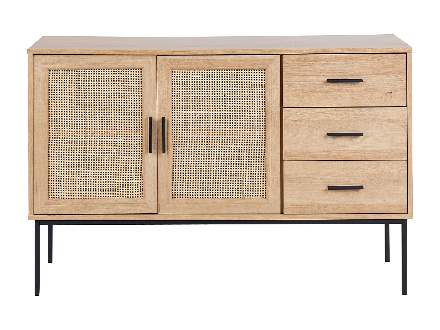 Commode 2 portes PASCO Marron clair