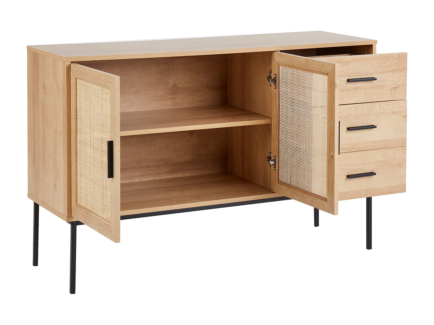 Commode 2 portes PASCO Marron clair