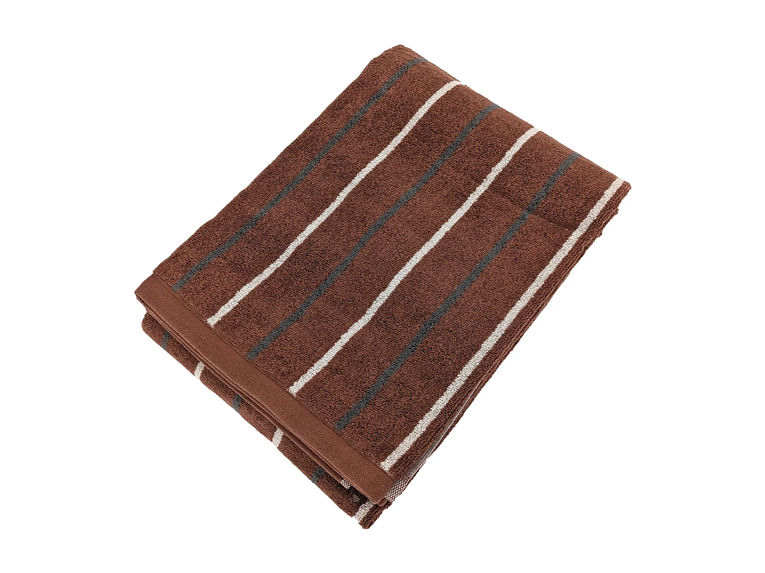 Drap de bain 100x150 cm BOLD éponge en 100% marron Terracotta