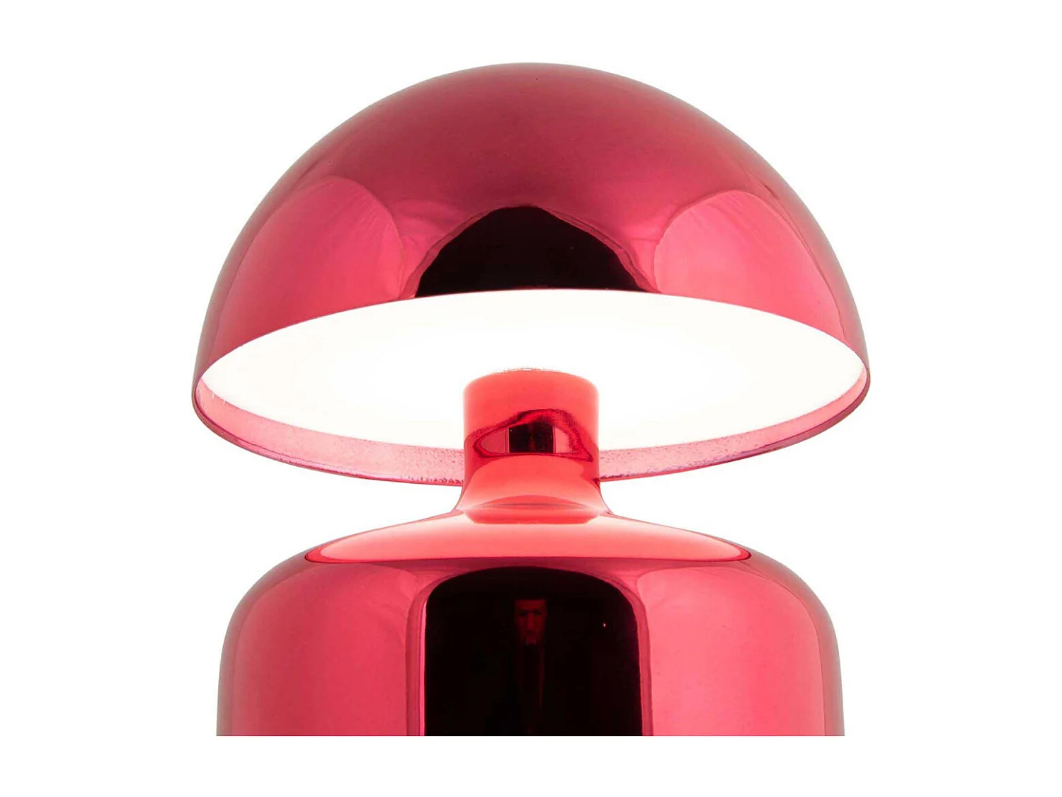 Lampe de table LED Impetu H15cm Rose métallique  Present Time
