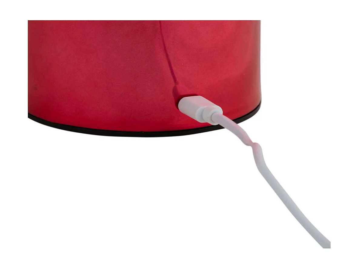 Lampe de table LED Impetu H15cm Rose métallique  Present Time