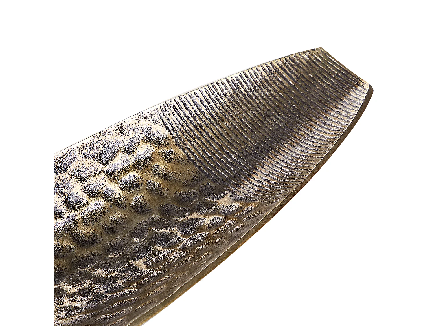 Plateau décoratif TINOS Métal Doré