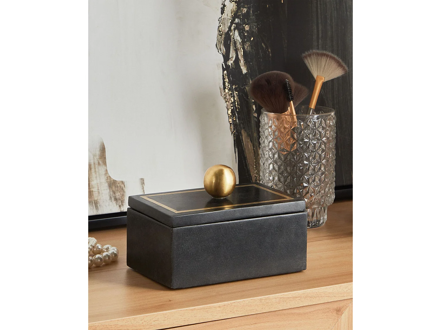 Boîte à bibelots CHALANDRI Pierre Noir