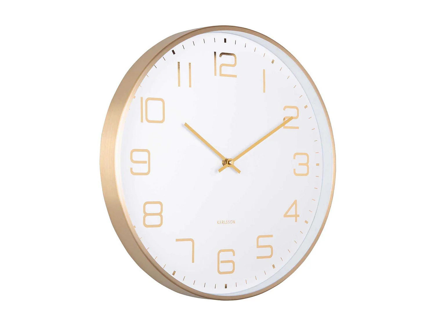 Horloge murale ronde Elegance Glow