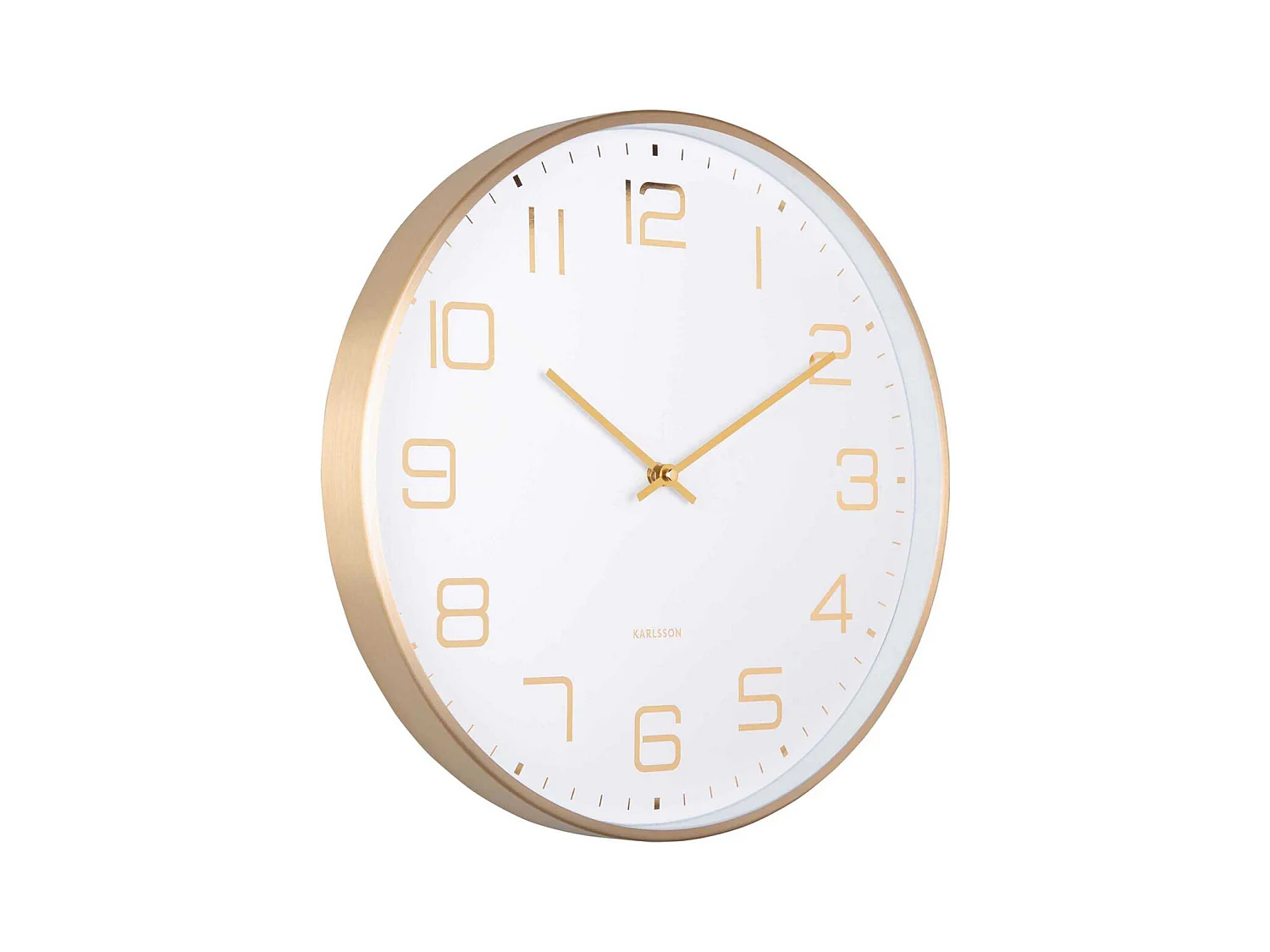 Horloge murale ronde Elegance Glow